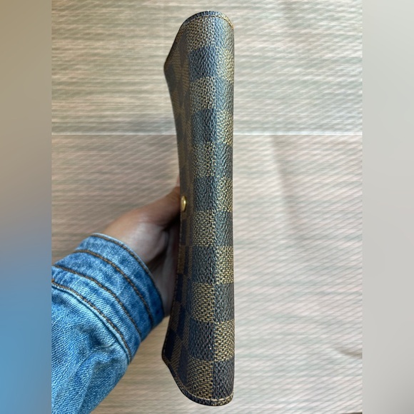 Authentic Damier Ebene Louis Vuitton Long Wallet #2 - Picture 8 of 16